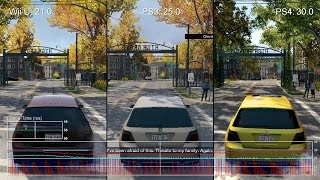 Watch Dogs: Wii U vs PS3 vs PS4 Frame-Rate Test