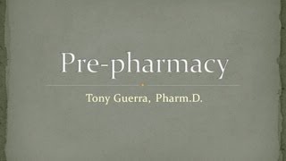 Prepharmacy, the Perfect PCAT and Getting into Pharmacy School