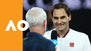 Roger Federer: "It was a tough start!" | Australian Open 2020 On-Court Interview R4