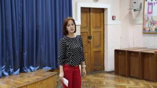 Скороговорка с придуманным действием. Этюд.