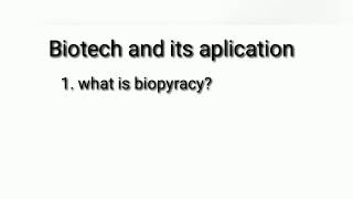Biotechnology and its application. Important questions for board examination.