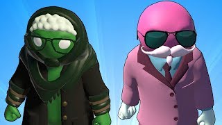 ЭРКЮЛЬ ПУАРО И БАБУЛЯ - Gang Beasts Смешные моменты