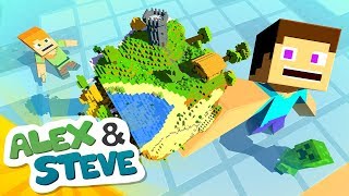 ? CONTROL THE WORLD | The Minecraft Life of Alex and Steve | Minecraft Animation