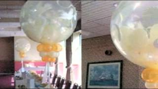 Balloon Decorations for a Wedding Reception