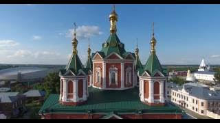 Город Коломна 2016. Местные достопримечательности с высоты птичьего полета.