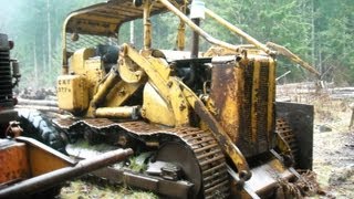 Adams 666 Grader & Caterpillar 977H
