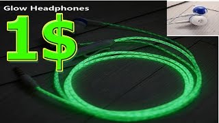 Светящиеся наушники из Китая с AliExpress