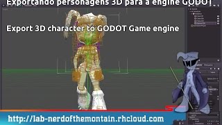 Exportando personagem 3D do Blender para a GODOT