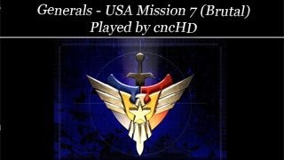 Generals Campaign - USA Mission 7 (brutal)