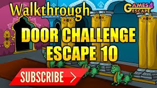 Door Challenge Escape 10 Walkthrough[G4E]