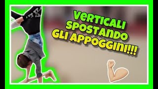 VERTICALI SPOSTANDO GLI APPOGGINI ginnastica artistica CSB
