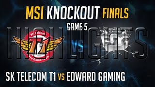 SKT vs EDG HIGHLIGHTS | Game 5 Final MSI 2015 Mid Season Invitational SK Telecom T1 v Edward Gaming