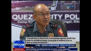 Saksi: P/ Dir. Oscar Albayalde, itinalagang bagong PNP Chief