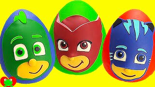 PJ Masks Play Doh Surprises Compilation HOUR Long Gekko, Owlette, Catboy and More