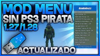 NUEVO MOD MENU SIN PS3 PIRATA GTA 5 ONLINE 1.27/1.28 (FUNCIONA!)