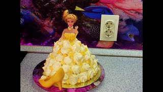 Торт-кукла БАРБИ : Ещё один легкий способ \ Barbie doll cake: Another easy way