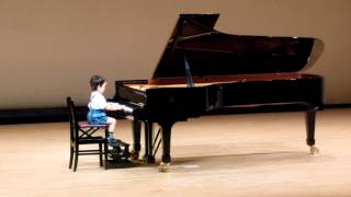 2013ピティナピアノコンペティション　Saitoくん　Ａ2級　４歳２カ月（年少）予選通過　本選奨励賞 受賞