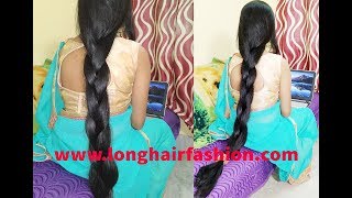 Easy Braid Hairstyle Making With Long Hair | Indian Hairstyle| Wedding Hairstyle