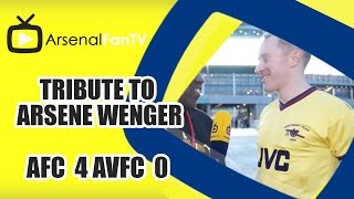 Tribute To Arsene Wenger | Arsenal 4 Aston Villa 0 | FA Cup Final