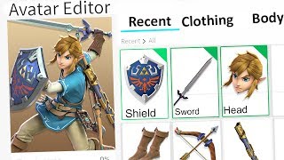 MAKING LINK FROM ZELDA A ROBLOX ACCOUNT!!