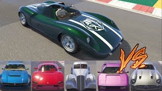 GTA 5 - Top Speed Drag Race (Ocelot Swinger vs. ALL Sports Classic Cars)