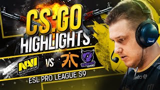 ХАЙЛАЙТЫ NAVI vs fnatic, Windigo с ESL Pro League S9 EU