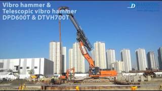 Vibro Hammer (Pile Driver) DPD600T&Telescopic Vibro Hammer DTVH700T