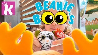 Зоопарк Бинни Бу Хэппи Мил 2017 Happy Meal Beanie Boos Toys видео для детей