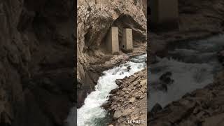 Горные пейзажи. Ушкалой. Река Аргун. Чечения. Chcecheniya
