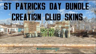 Fallout 4 Saint Patricks Day Bundle Creation Club Skins Creation Club ST Patricks Day Bundle
