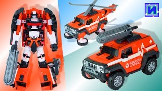 Тобот трансформер 2017 Атлон Амбулун спасательная машинка. Распаковка.