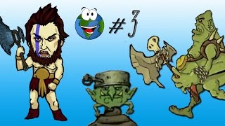 Прохождение Don't Starve с модом Hero in the Dark за Варвара #3 - Весёлые скелетики