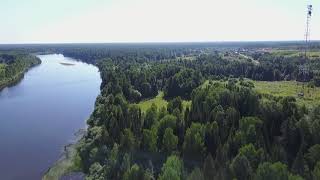 Жизнь в деревне.Деревня Лебяжск на берегу красавицы Вычегды