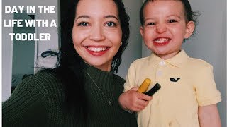 REALISTIC DAY IN THE LIFE WITH A TODDLER | SINGLE MOM | Keana Conyers