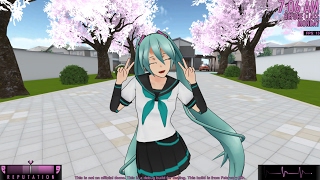 Skin: Play as Hatsune Miku | Yandere Simulator