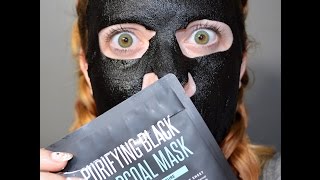 How To & Review of the Charcoal Sheet Mask!!
