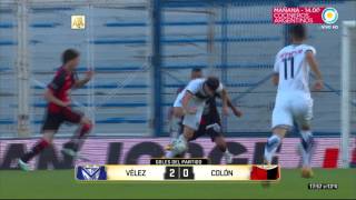 Los goles de Vélez vs Colón - Fecha 14 - Torneo Transición de Primera División
