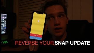 HOW TO GET THE OLD UPDATE OF SNAPCHAT BACK!! ( 2018 MARCH )