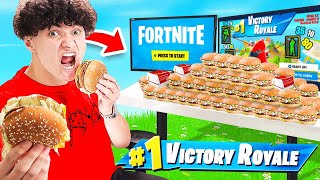 Every Elimination I order a McDonald's BIG MAC in Fortnite...