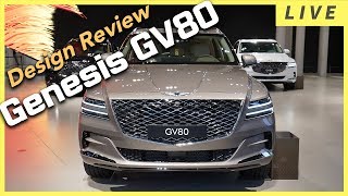Interior & Exterior Design of the GENESIS GV80 - Genesis 1st SUV. 2020 Genesis GV80!