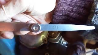 Регулировка клапанов УД-15