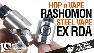 Rashomon RDA by Hop N Vape / EX RDA by Steel Vape - ¿Pacman vapea? / revisión