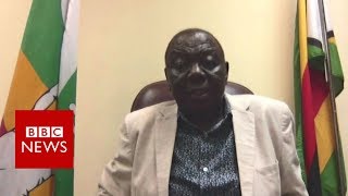 Tsvangirai 'hopeful' after Mugabe's resignation - BBC News