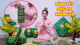 Hướng Dẫn Làm Bánh Tét Siêu To Khổng Lồ Ngày Tết 2020, Làm Được Ngay Tại Nhà | PINKY HONEY