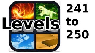 4 Bilder 1 Wort - Level 241 to 250 - Walkthrough