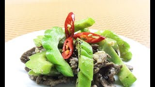 Cách làm món bò xào khổ qua giòn ngon không đắng - Món ngon mỗi ngày