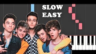 Why Don't We - Come To Brazil (SLOW EASY PIANO TUTORIAL)
