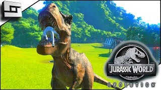 Jurassic World Evolution! TREX / Tyrannosaurus Rex Action!