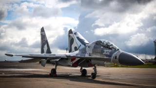 NEW - Sukhoi PAK FAK T-50 and Su-35 _ Russian Military Power