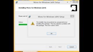 كيفية حل مشكل الخطأ 2503 و 2502 && Fix Error 2502 and 2503